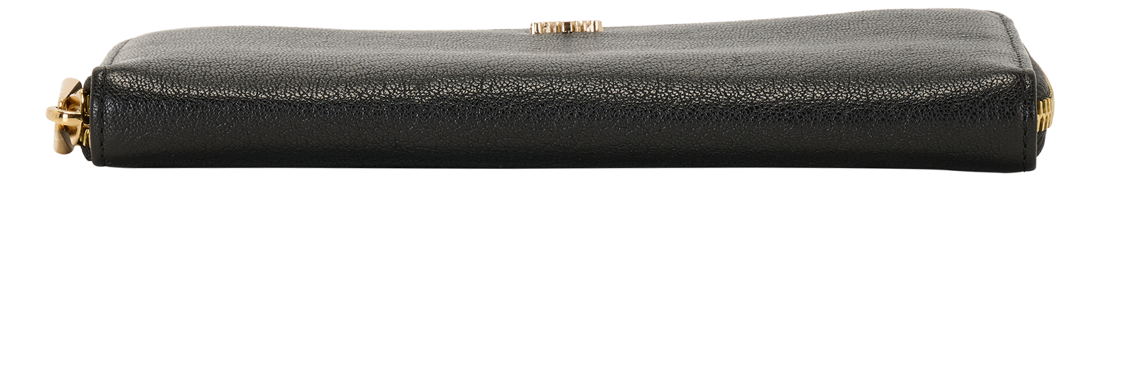 Mulberry Tree Logo Zip Around Continental Wallet, &pound;120, Accessories, Black, Leather, Top view